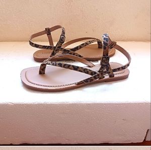 Lucky Brand Animal / Leopard Print Sandal 6